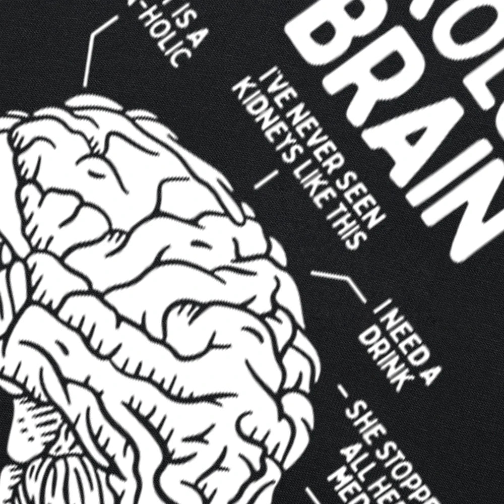 Funny Dialysis Technician Nurse Atlas of a Nephrologist Brain T Shirts Streetwear Short Sleeve Birthday Gifts Summer T-shirt