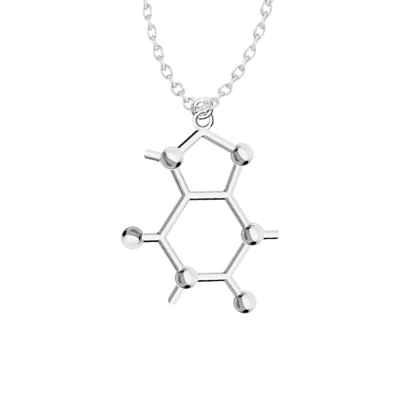 3D Molecule Pendant Necklace