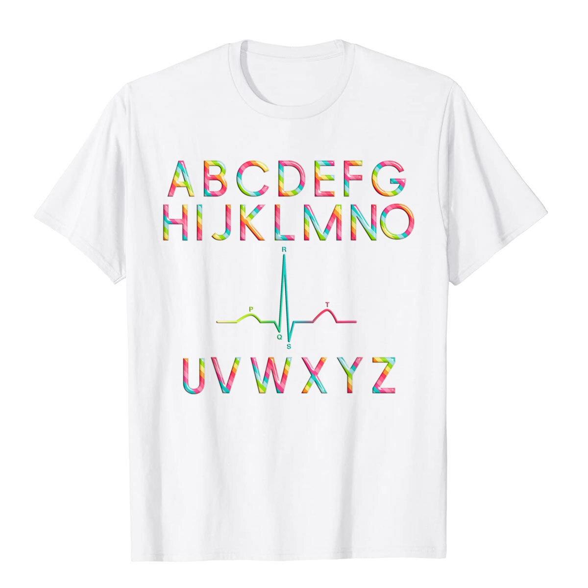 Funny Medical T-shirt | Alphabet PQRST EKG