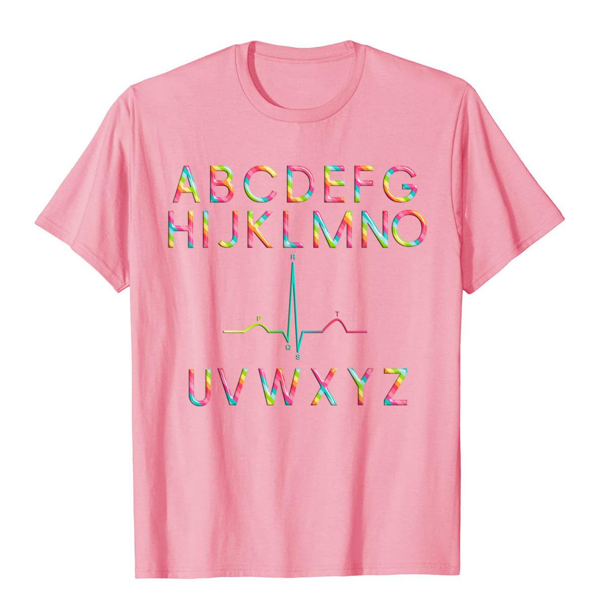 Funny Medical T-shirt | Alphabet PQRST EKG