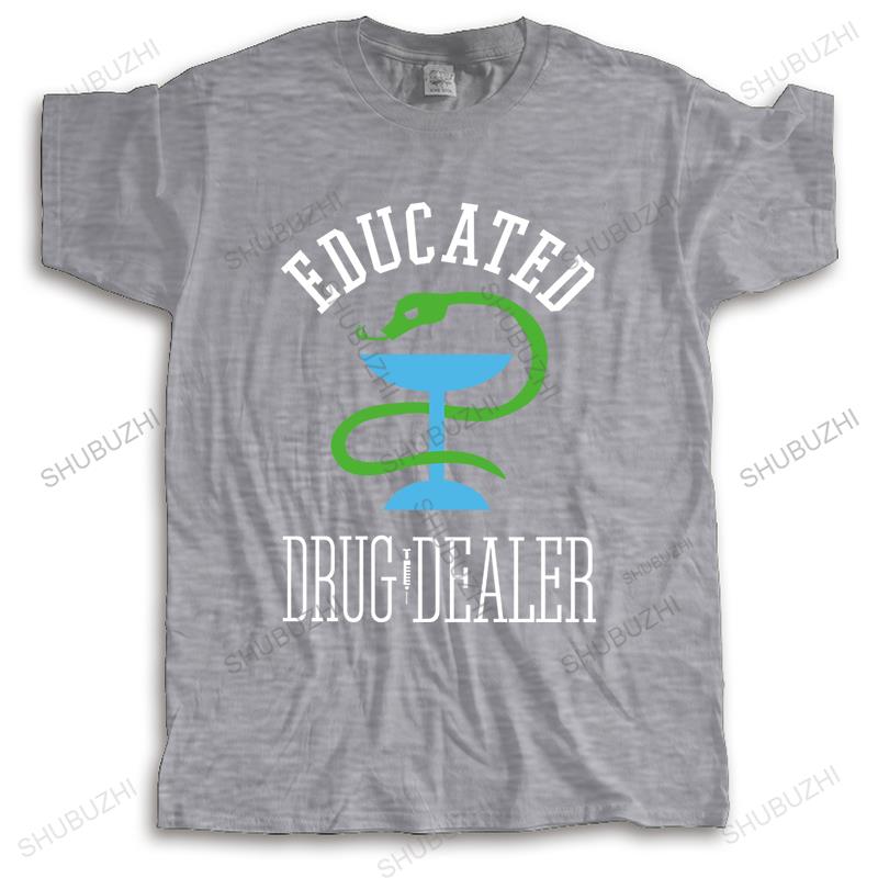 Funny Pharmacy T-Shirt | 100% Cotton| Educated Drug Dealer