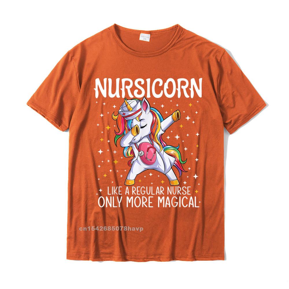 Funny Unisex Nurse T-Shirt | Dabbing Unicorn