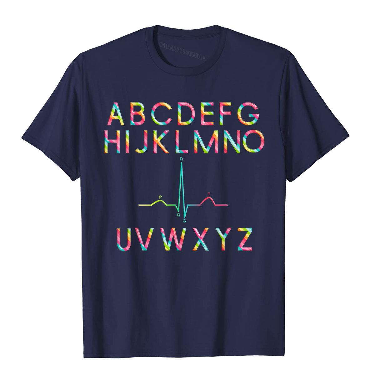 Funny Medical T-shirt | Alphabet PQRST EKG