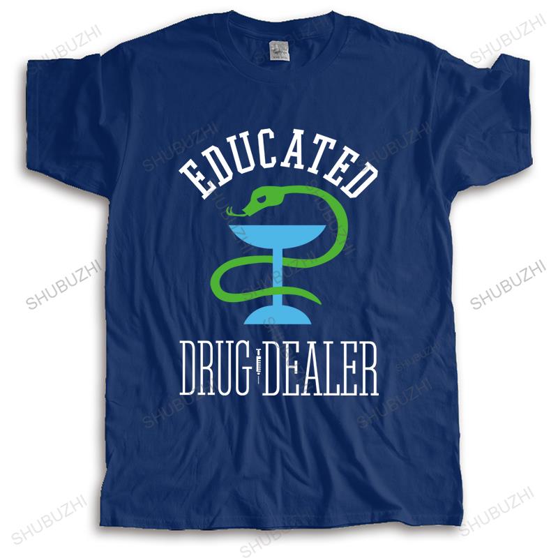 Funny Pharmacy T-Shirt | 100% Cotton| Educated Drug Dealer