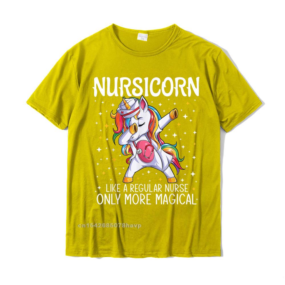 Funny Unisex Nurse T-Shirt | Dabbing Unicorn