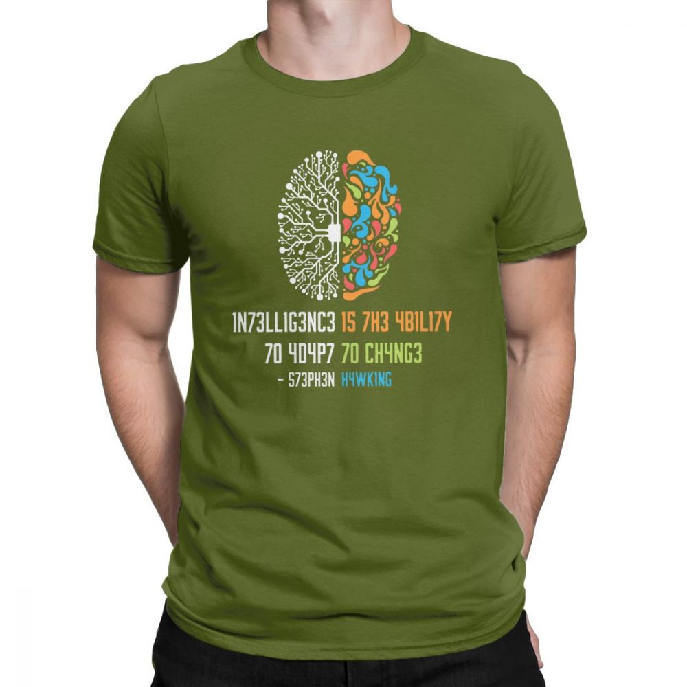 100% Cotton T-Shirt | Intelligence Is The Ability To Adapt To Change