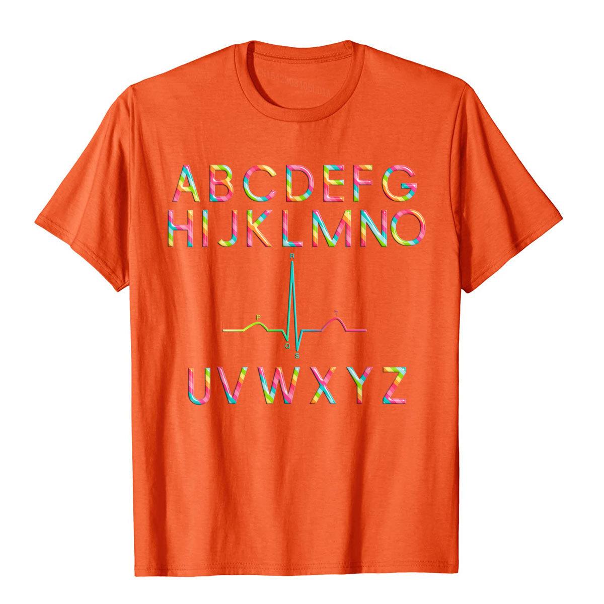 Funny Medical T-shirt | Alphabet PQRST EKG