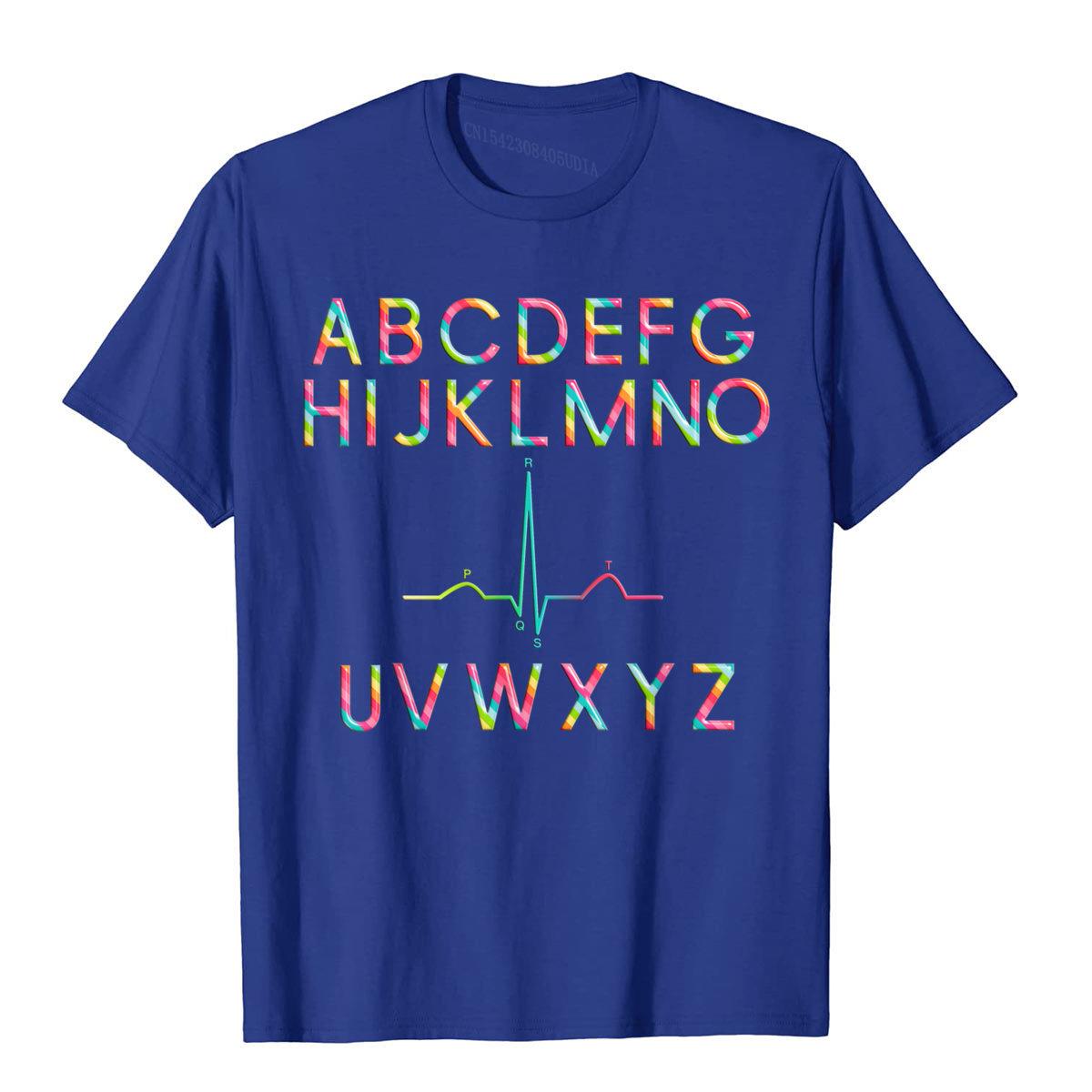 Funny Medical T-shirt | Alphabet PQRST EKG