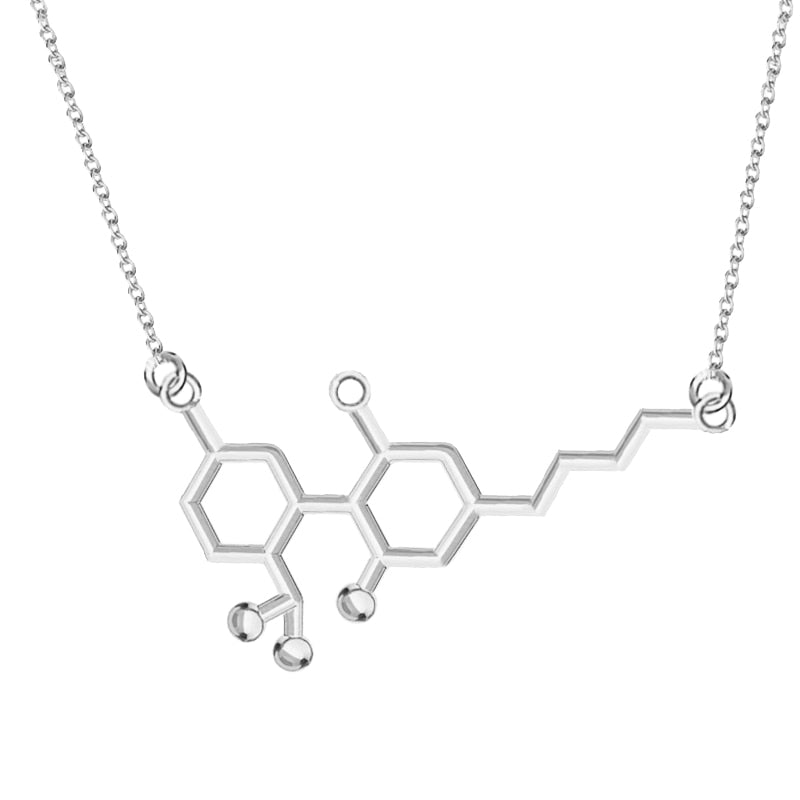 3D Molecule Pendant Necklace