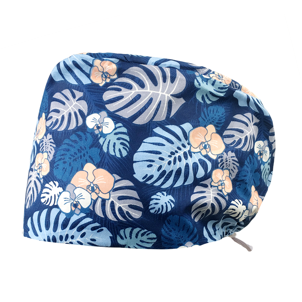 Cotton Scrub Cap with Elastic Buckle | Unisex