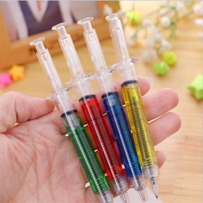 4-Piece Syringe Ballpoint Pen | Black Ink