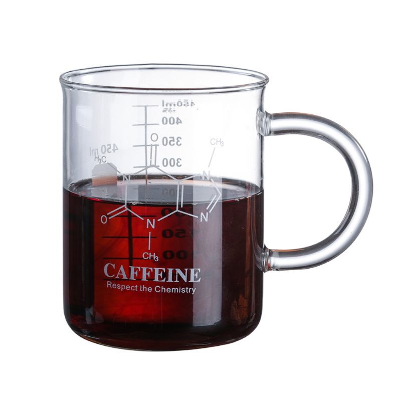 Chemistry Flask Mug with Handle | Caffeine