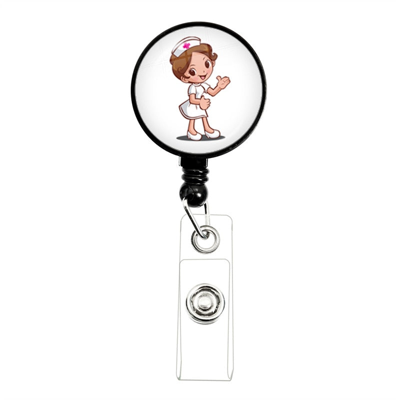 Retractable Medical Badge Reel | ID Card Holder