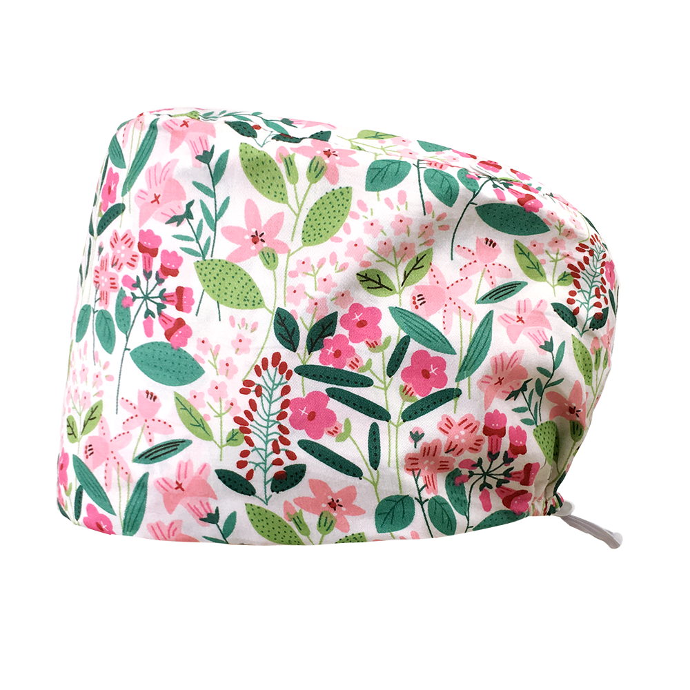 Cotton Scrub Cap with Elastic Buckle | Unisex