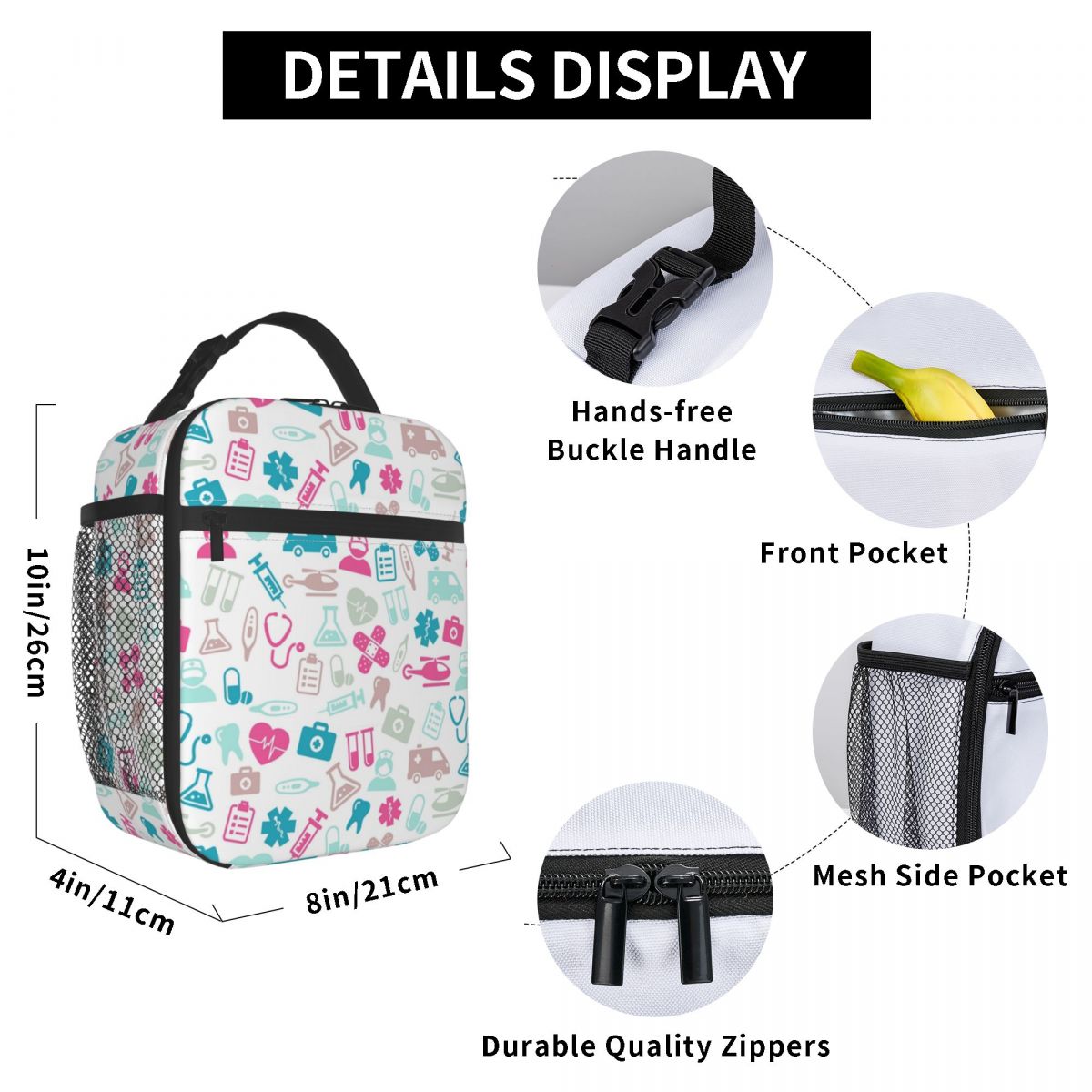 Medical Reusable Insulated Lunch Bag