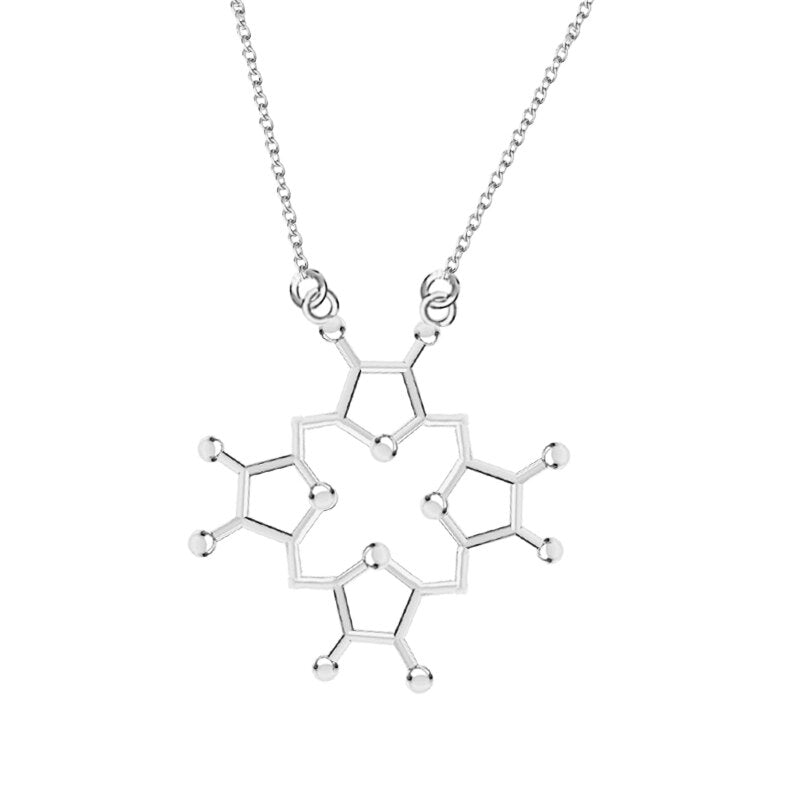 3D Molecule Pendant Necklace