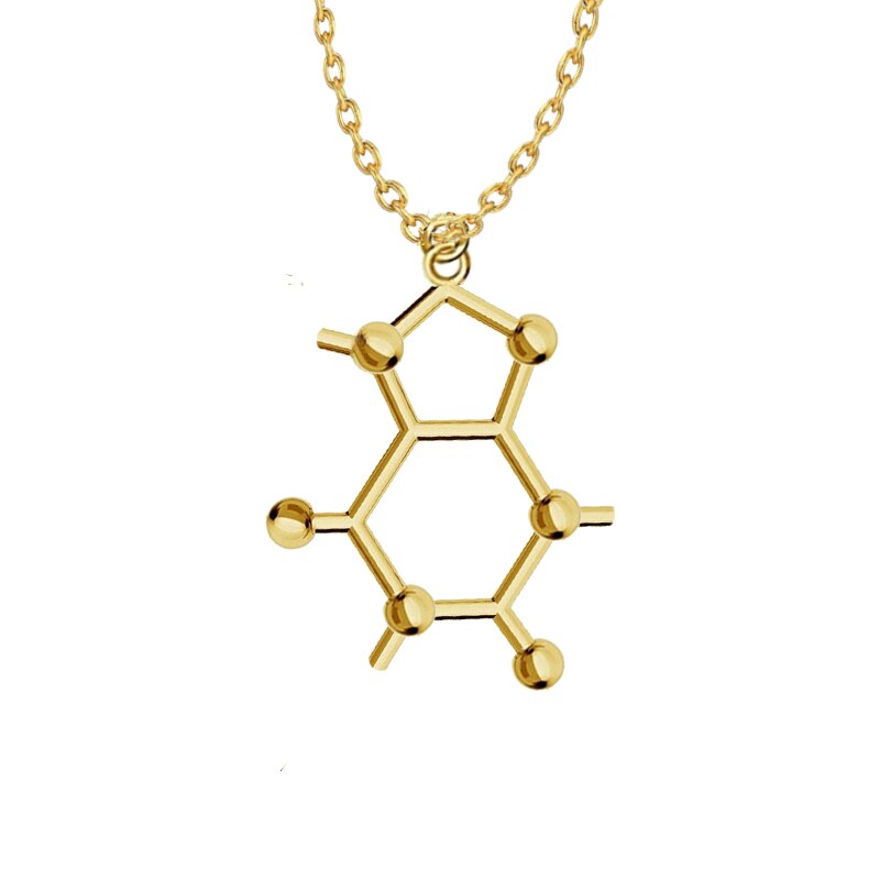 3D Molecule Pendant Necklace