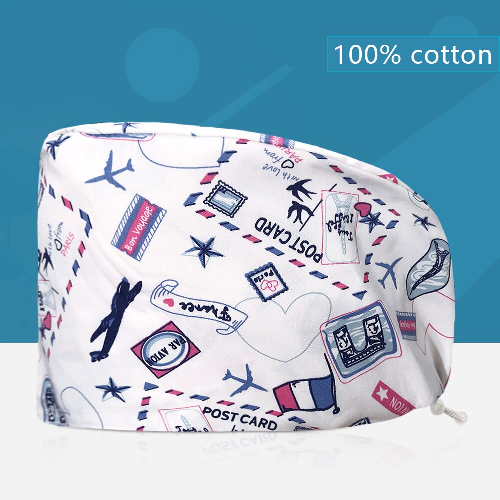 Adjustable Unisex Medical Scrub Caps | Soft Cotton