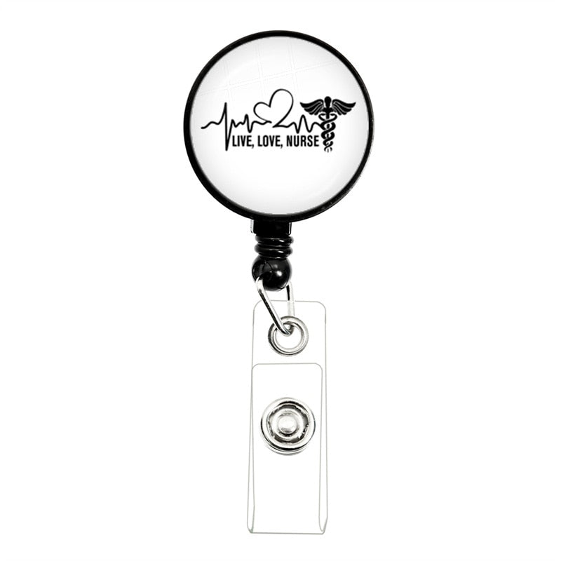 Retractable Medical Badge Reel | ID Card Holder