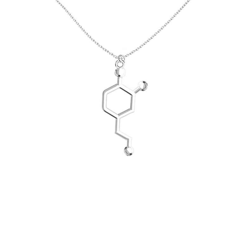 3D Molecule Pendant Necklace