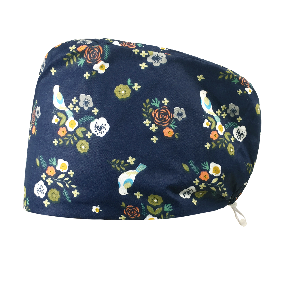 Cotton Scrub Cap with Elastic Buckle | Unisex