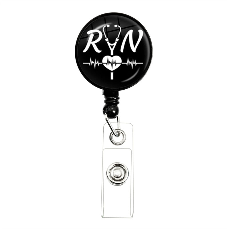 Retractable Medical Badge Reel | ID Card Holder