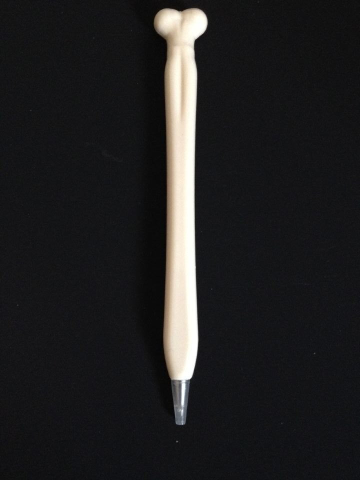 Funny Lifelike Bone Shape Ballpoint Pen