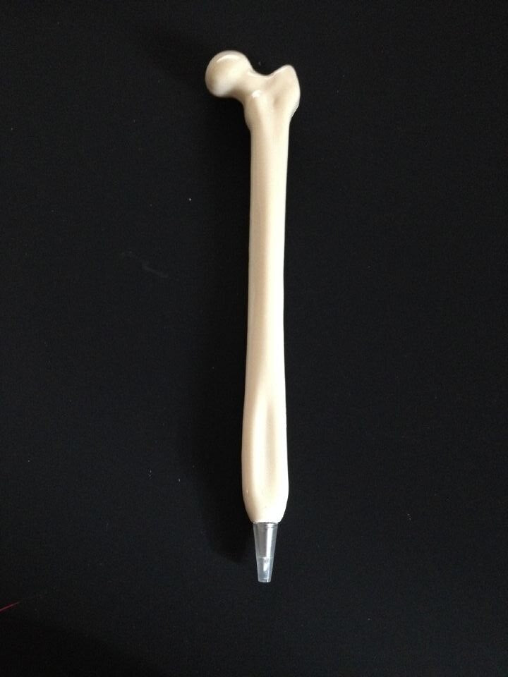 Funny Lifelike Bone Shape Ballpoint Pen