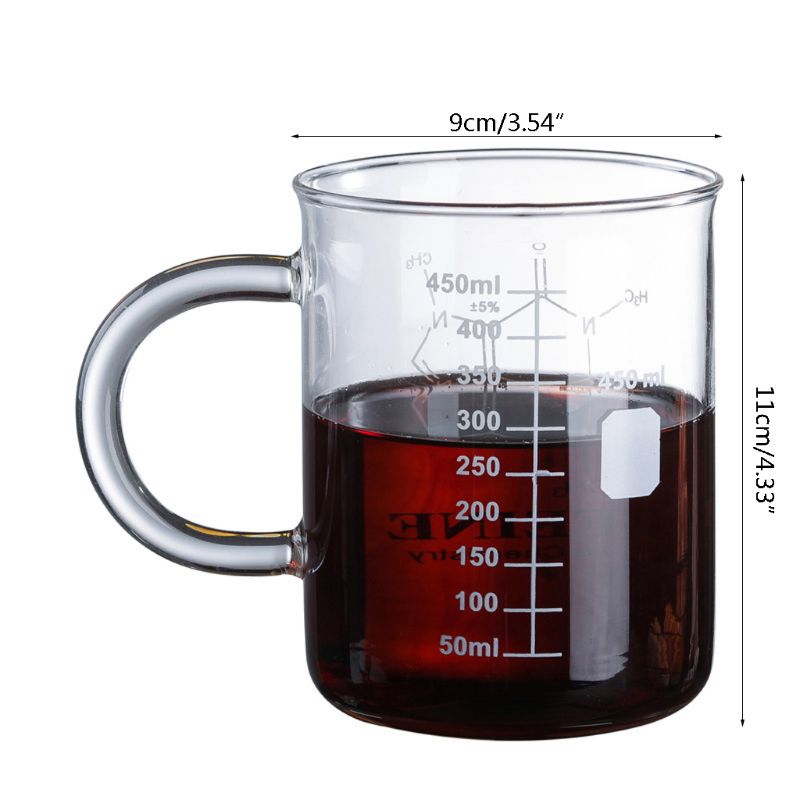 Chemistry Flask Mug with Handle | Caffeine