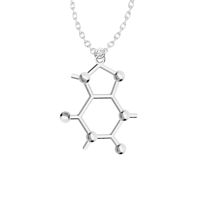 3D Molecule Pendant Necklace