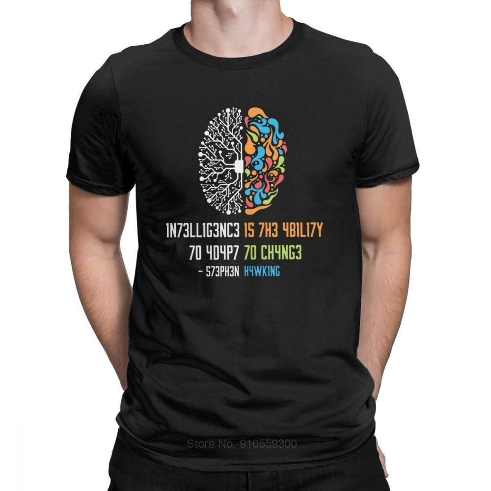 100% Cotton T-Shirt | Intelligence Is The Ability To Adapt To Change